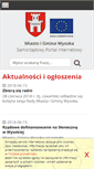 Mobile Screenshot of gminawysoka.pl
