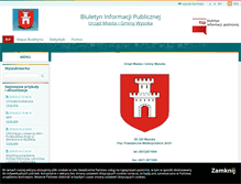 Tablet Screenshot of bip.gminawysoka.pl